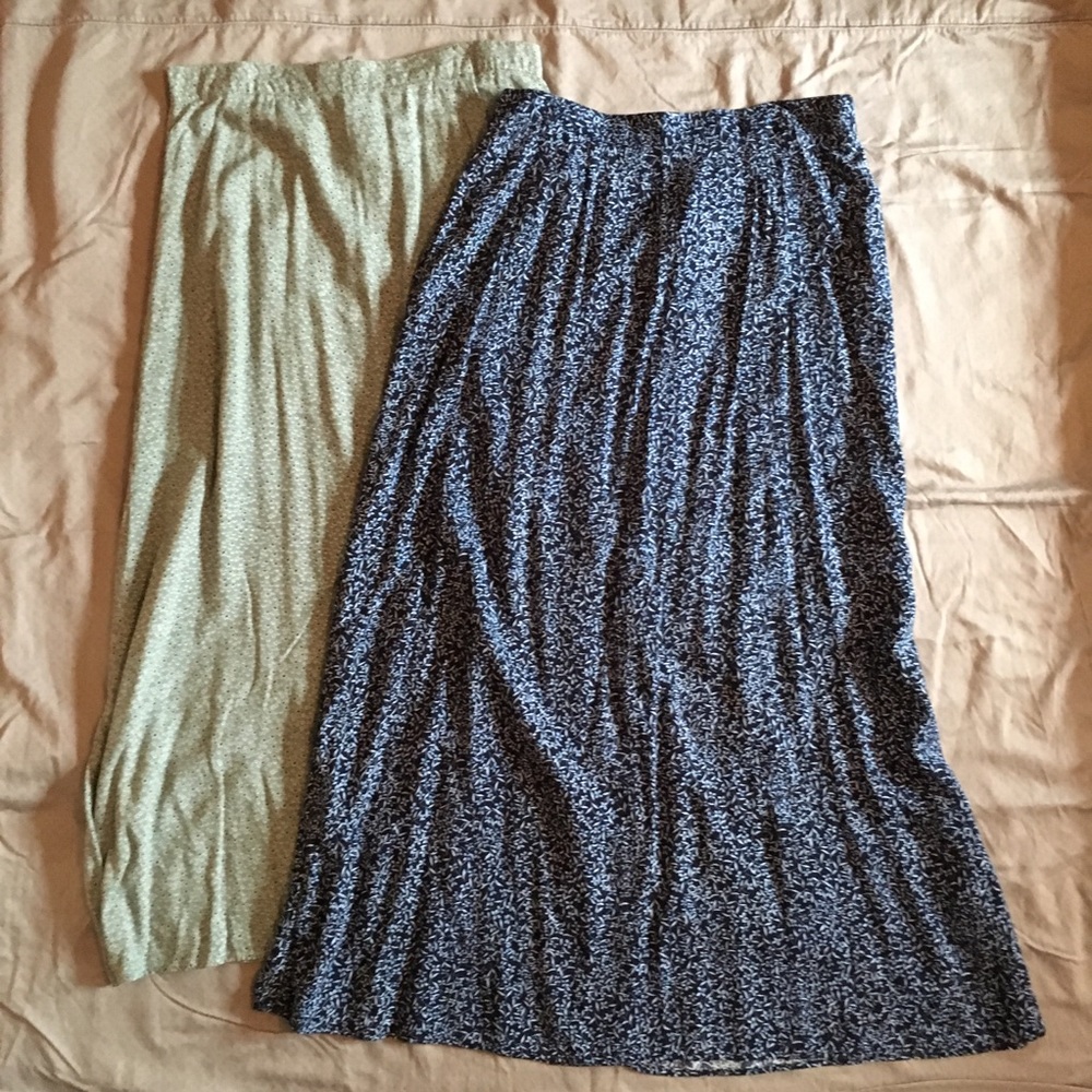 2 lightweight maxi skirts
